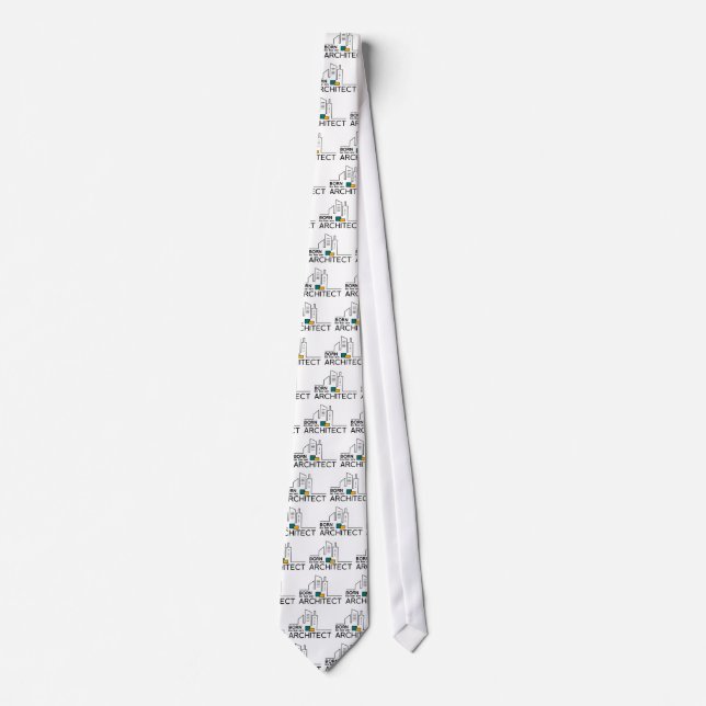 Born to be an Architect Tie (Front)