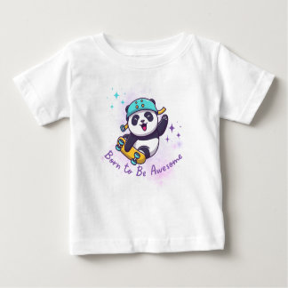 born to be awesome  design baby T-Shirt