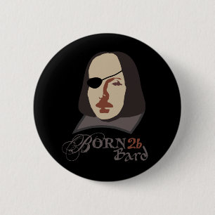 Born To Be Bard 6 Cm Round Badge