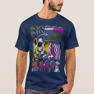 Born to be free art Surreal style T-Shirt