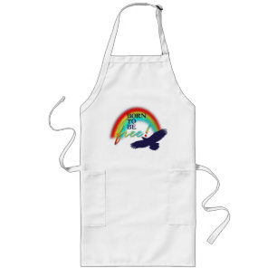 Born To Be FREE Long Apron