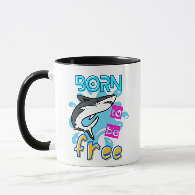 BORN TO BE FREE MUG (Left)
