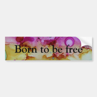 Born to be free sticker