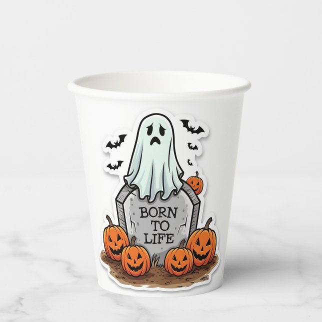 Born To Be Life Paper Cups (Front)