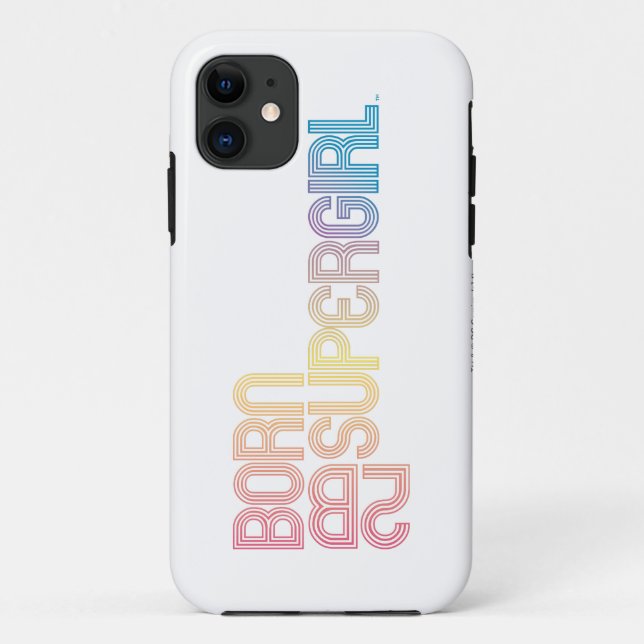 Born to Be Supergirl Case-Mate iPhone Case (Back)