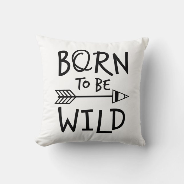 Born To Be Wild Cushion (Front)