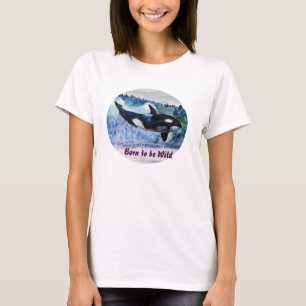 Born to be wild Orca Art Tank Top,