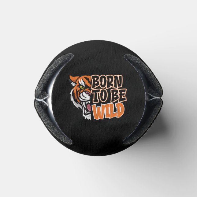 Born to Be Wild - Tiger Art Can Cooler (Bottom)