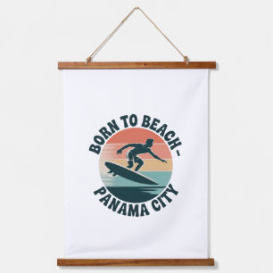 Born to Beach Panama City Hanging Tapestry
