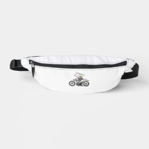 Born To Bike Unicorn I Motorcycle Fan Biker Fun T- Bum Bags