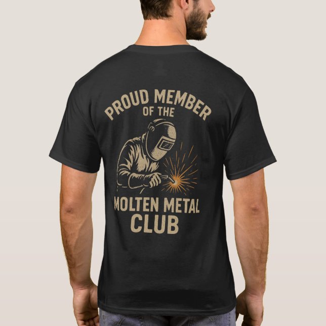 Born To Burn Welders Club T-Shirt (Back)