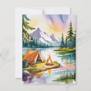 Born to Camp Invitation