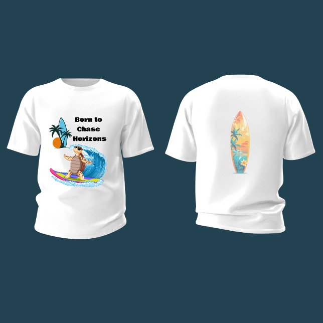 Born to Chase Horizons Waves  T-Shirt (Creator Uploaded)