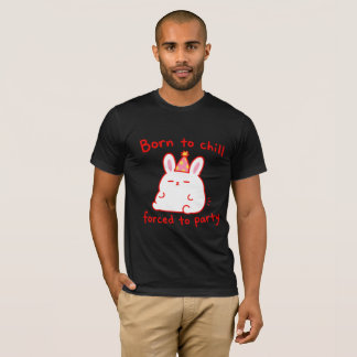 Born To Chill Party Bunny T-Shirt