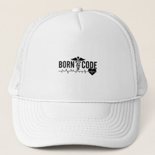 Born To Code Medical Coder Programmer ICD Coding Trucker Hat