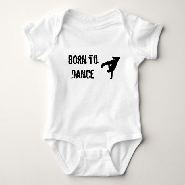 Born to Dance Baby Bodysuit (Front)