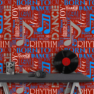 Born to Dance Blue/White/Any Colour ID277 Wallpaper