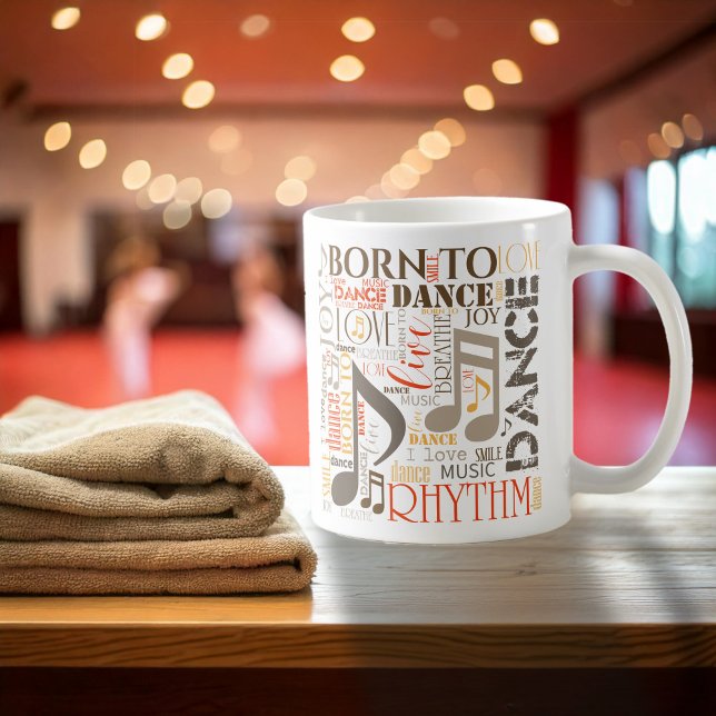 Born to Dance Brown ID277 Coffee Mug (Creator Uploaded)