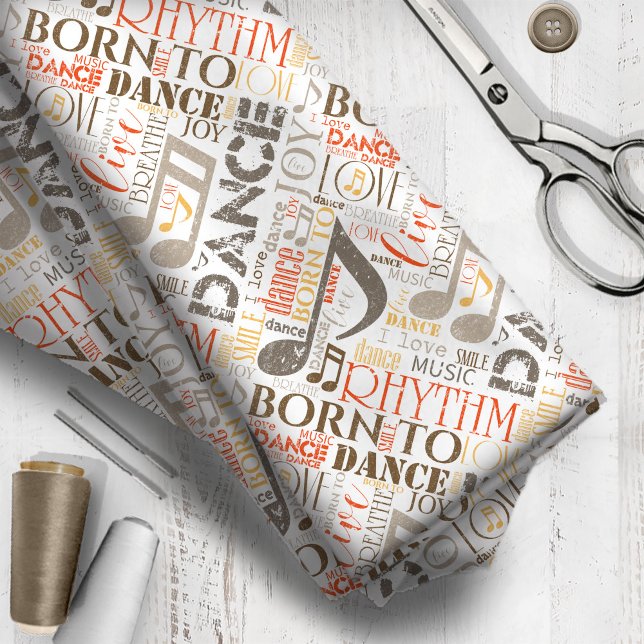 Born to Dance Brown ID277 Fabric (Creator Uploaded)