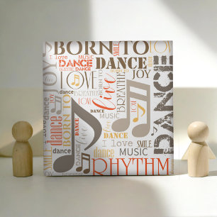 Born to Dance Brown ID277 Tile