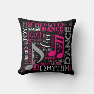 Born to Dance Pink ID277 Cushion