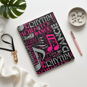 Born to Dance Pink ID277 Notebook