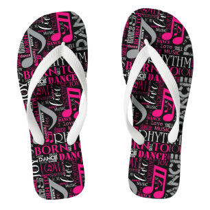 Born to Dance Pink ID277 Thongs