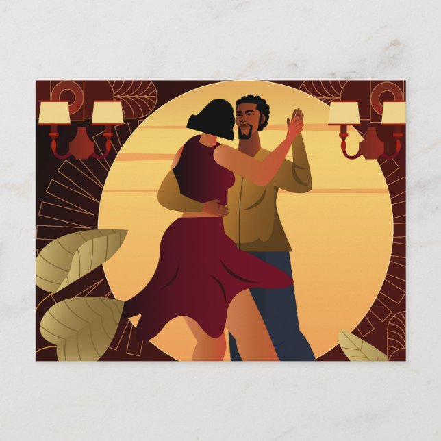 Born to Dance Postcard (Front)