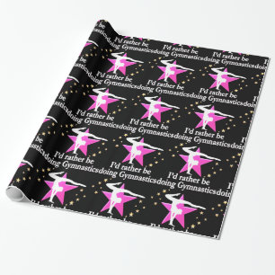 BORN TO DO GYMNASTICS WRAPPING PAPER