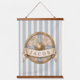 Born to Explore Viking Baby Nursery Hanging Tapestry