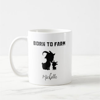 Born To Farm Country Life Rural Roots Design Coffee Mug