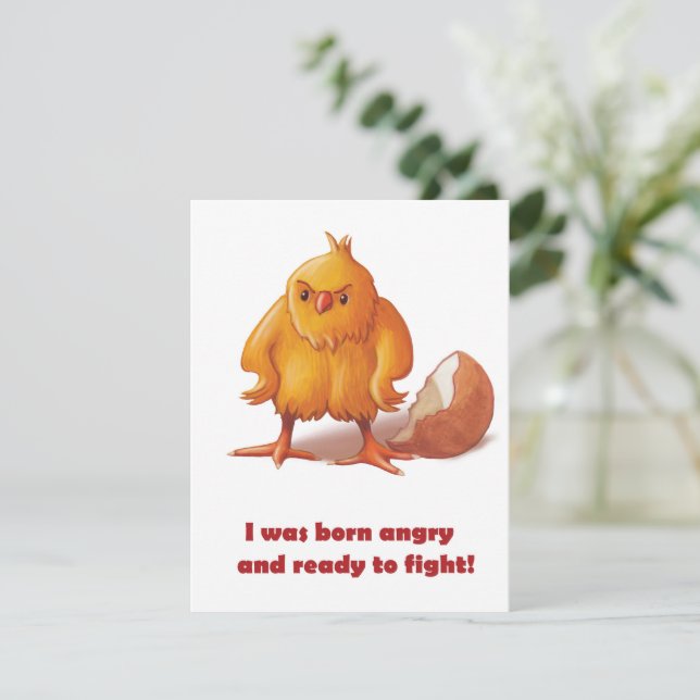Born to Fight Card (Standing Front)