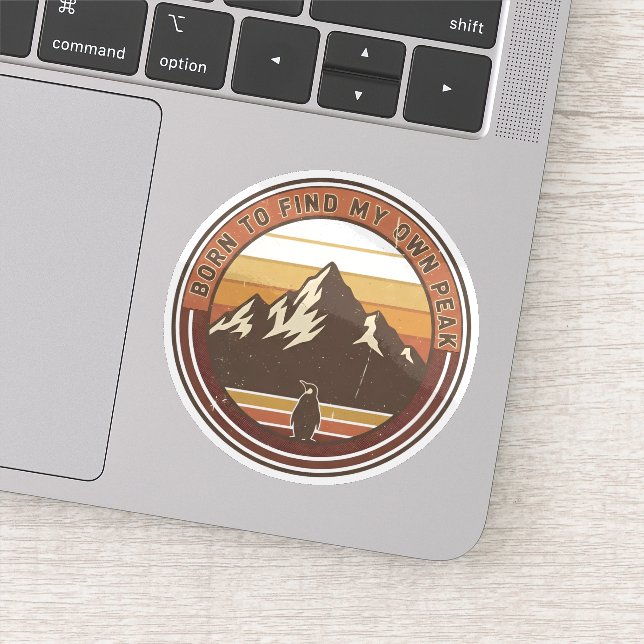 Born to find my own peak-The inspirational penguin (Detail)