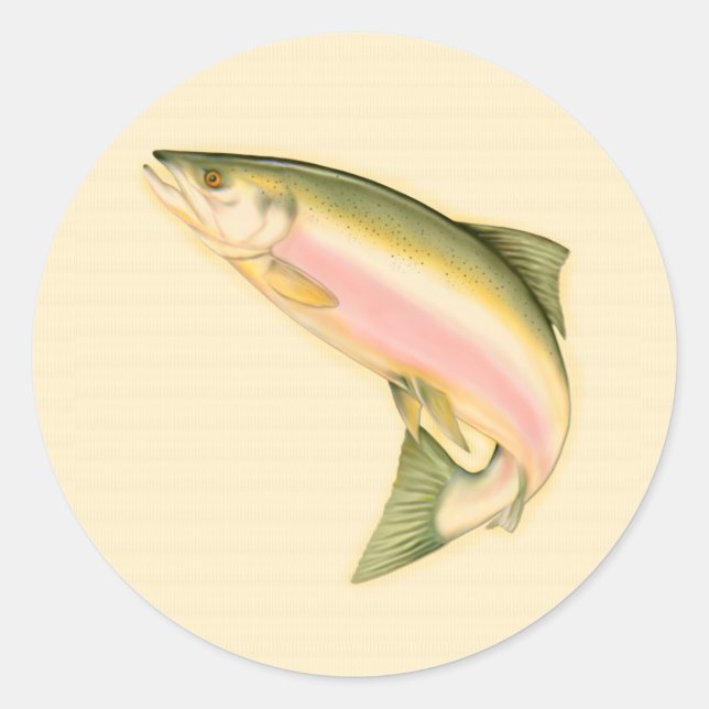 Born to Fish Classic Round Sticker (Front)