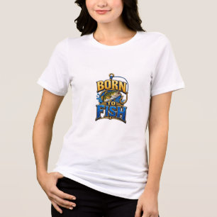 Born to Fish – Fishing Adventure T-Shirt Tri-Blend Shirt