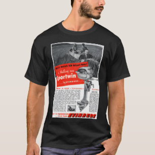 Born to Fish Forced to Work Sticker T-Shirt