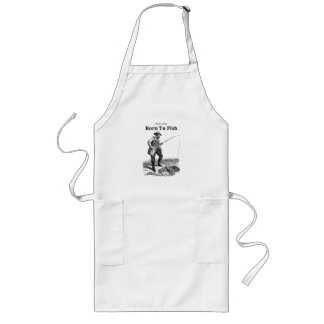 Born To Fish Long Apron