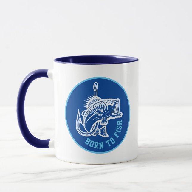 Born To Fish Mug (Left)