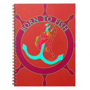Born to fish notebook