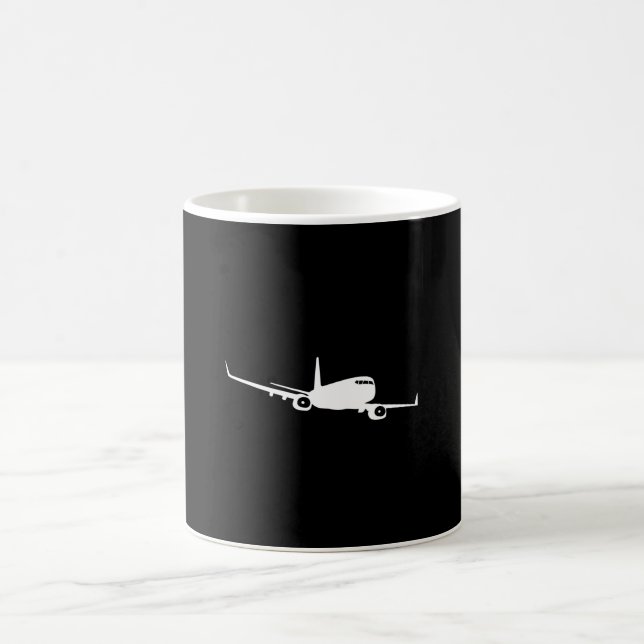 Born To Fly Aeroplane Pilot Gift Idea Coffee Mug (Center)