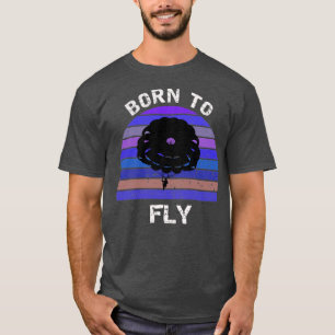 Born To Fly Base jumping retro design T-Shirt