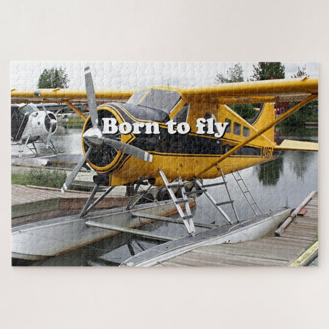 Born to fly: Beaver float plane Jigsaw Puzzle (Horizontal)