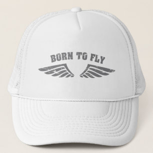 Born To Fly Wings Trucker Hat