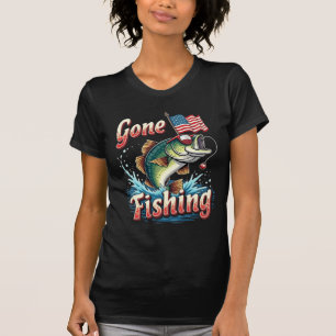 Born to Go Fishing Forced to Go to School Funny T-Shirt