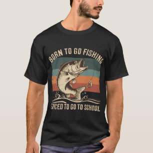 Born To Go Fishing Marlin T-Shirt