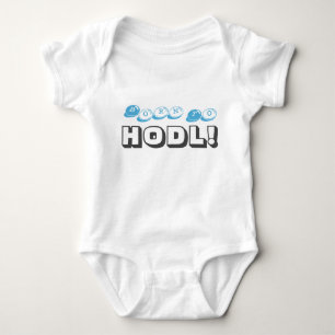 Born to HODL Bitcoin Baby Bodysuit