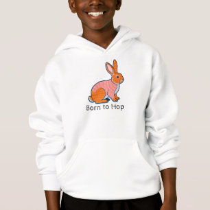 Born to hop Rabbit Illustration 
