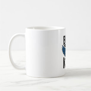 Born To Kick Vintage Soccer Wings Shirt Design_1 Coffee Mug