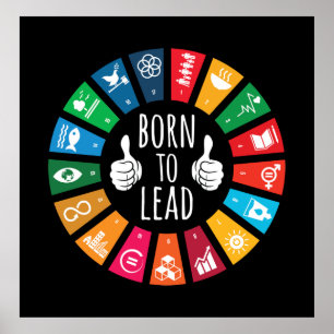 Born to Lead – Motivational Wall Art Poster Prints