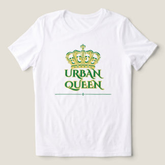 BORN TO LEAD WHITE  GREEN URBAN GRAPHIC WOMEN'S Tri-Blend SHIRT